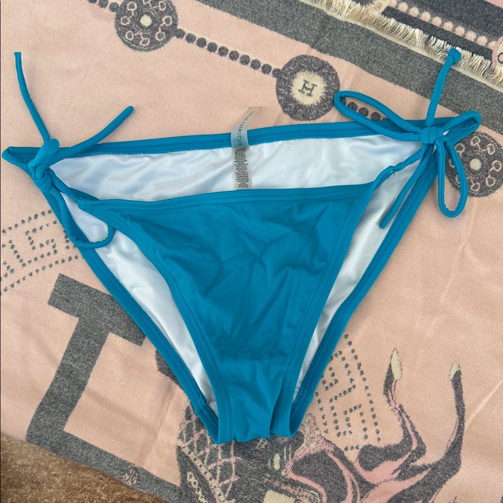 Victoria's Secret Teal Tie-Side Bikini Bottom